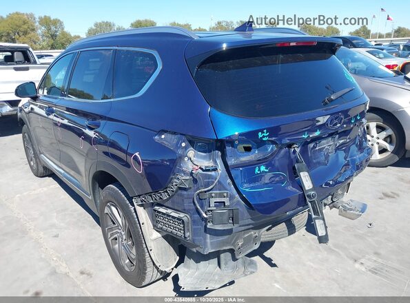 5NMS2DAJ9NH468429 2022 HYUNDAI SANTA FE Blue უკანა მარცხენა