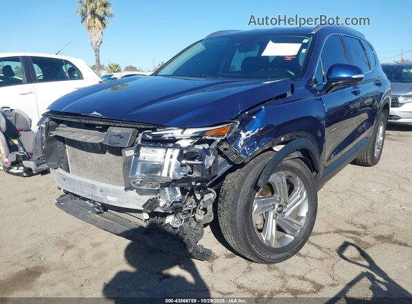 5NMS2DAJXPH541956 2023 HYUNDAI SANTA FE Blue Widok z przodu