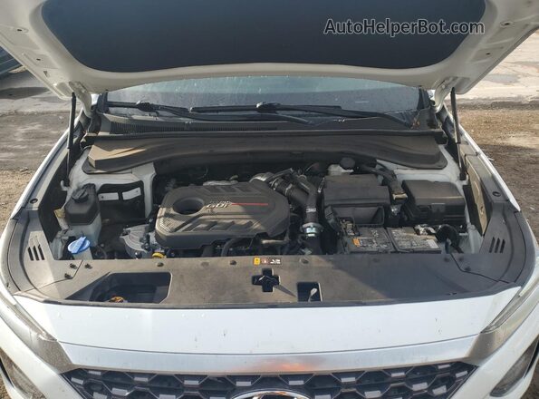 5NMS33AA0LH281391 2020 HYUNDAI SANTA White Vista del compartimento del motor