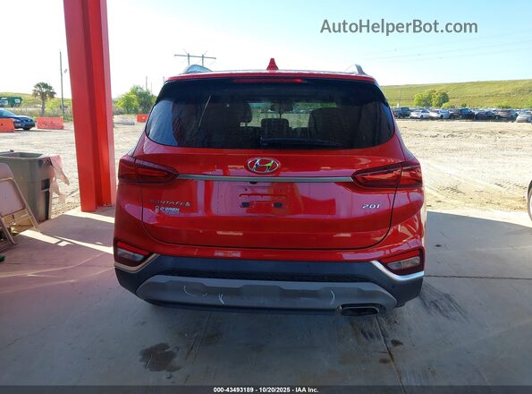5NMS33AA3LH294605 2020 HYUNDAI SANTA FE Red 