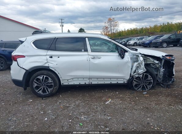 5NMS33AA8LH290811 2020 HYUNDAI SANTA FE Белый Вид задней части салона