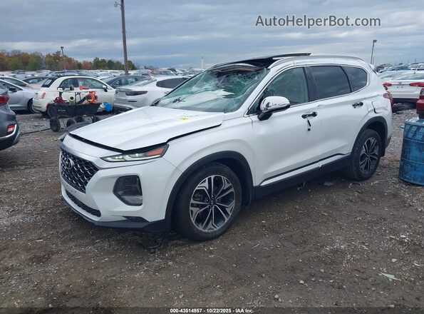 5NMS33AA8LH290811 2020 HYUNDAI SANTA FE Белый Передняя левая четверть