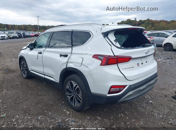 5NMS33AA8LH290811 2020 HYUNDAI SANTA FE Белый Задняя левая четверть