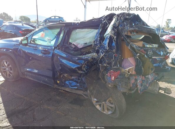 5NMS33AD0LH235070 2020 HYUNDAI SANTA FE Синий Задняя левая четверть
