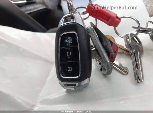 5NMS33AD0LH235070 2020 HYUNDAI SANTA FE Синий Вид панели приборов
