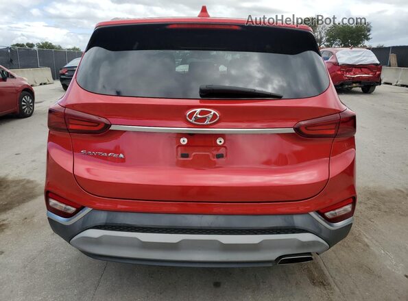 5NMS33AD0LH287816 2020 HYUNDAI SANTA Red Հետևի տեսք