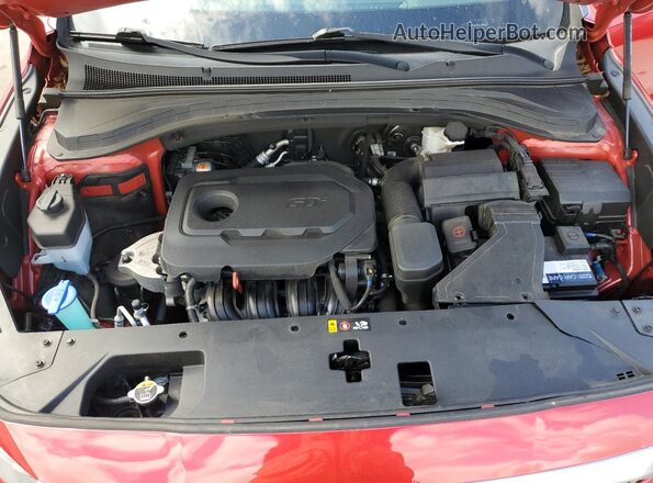 5NMS33AD0LH287816 2020 HYUNDAI SANTA Red Շարժիչի բաժամունքի տեսք