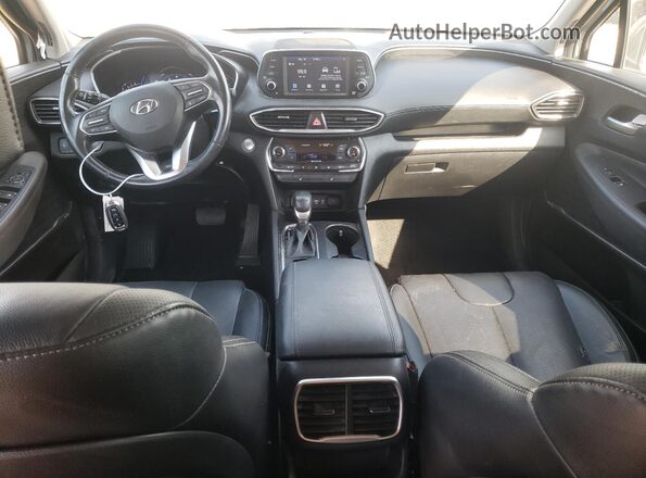 5NMS33AD0LH295768 2020 HYUNDAI SANTA Silver Առջևի վահանակի տեսք