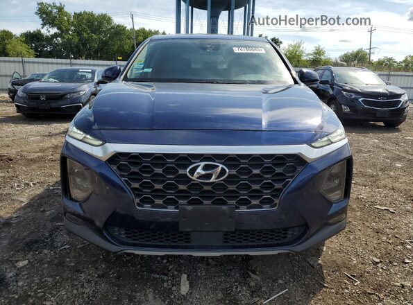 5NMS33AD1KH136580 2019 HYUNDAI SANTA Blue Widok z przodu