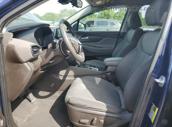 5NMS33AD1KH136580 2019 HYUNDAI SANTA Blue Widok wnętrza z przodu