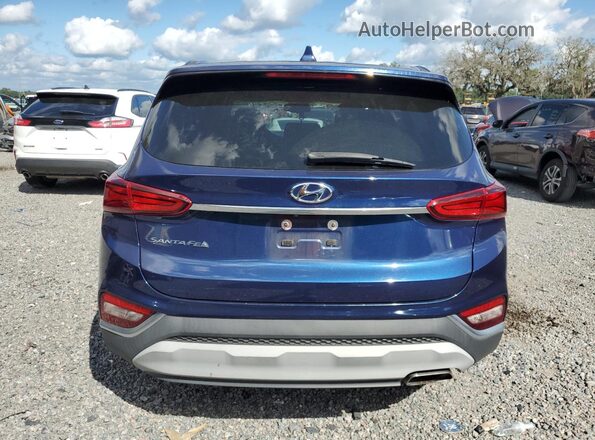 5NMS33AD1LH139464 2020 HYUNDAI SANTA Blue Հետևի տեսք