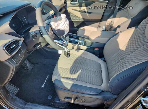 5NMS33AD1LH203633 2020 HYUNDAI SANTA Black Front interior view