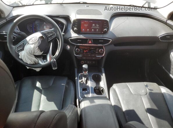 5NMS33AD2LH257359 2020 HYUNDAI SANTA Brown Սարքավորումների վահանակի տեսք