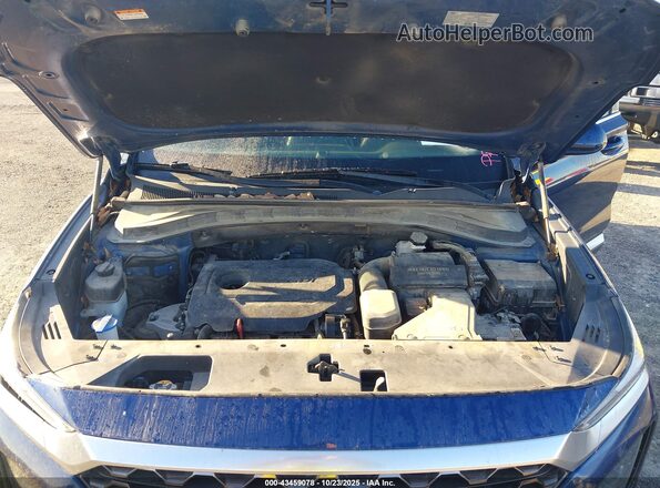 5NMS33AD2LH265526 2020 HYUNDAI SANTA FE Синий Вид сзади
