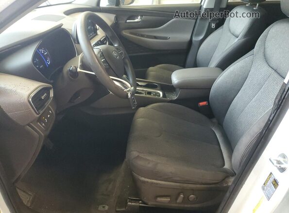 5NMS33AD3LH152071 2020 HYUNDAI SANTA White Widok wnętrza z przodu
