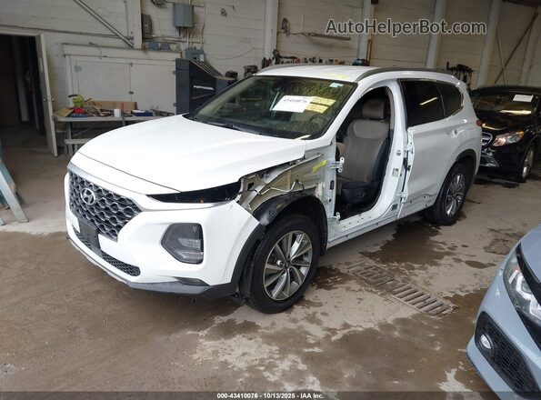 5NMS33AD3LH196846 2020 HYUNDAI SANTA FE White Vista tres cuartos delantera izquierda