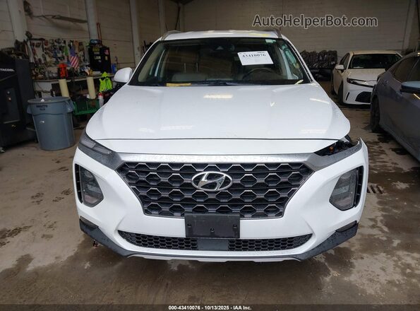 5NMS33AD3LH196846 2020 HYUNDAI SANTA FE White Vista interior trasera