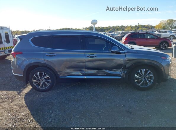 5NMS33AD4LH170112 2020 HYUNDAI SANTA FE Gray Widok wnętrza z tyłu