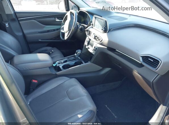 5NMS33AD4LH170112 2020 HYUNDAI SANTA FE Gray Widok wnętrza z przodu