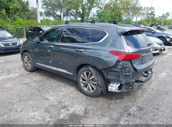 5NMS33AD4LH212861 2020 HYUNDAI SANTA FE Серый Задняя левая четверть