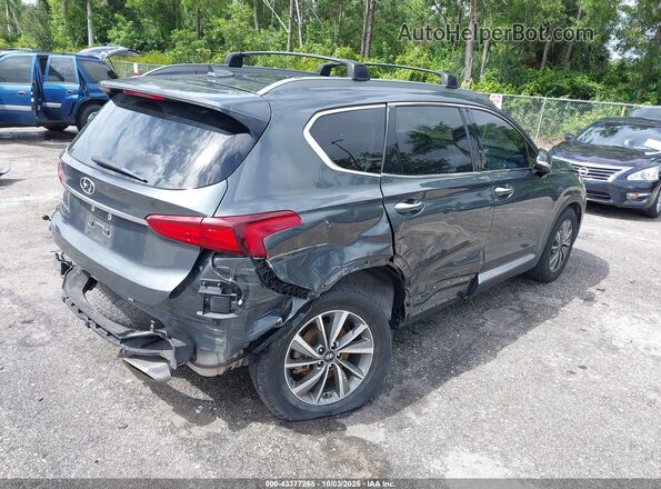 5NMS33AD4LH212861 2020 HYUNDAI SANTA FE Серый Задняя правая четверть