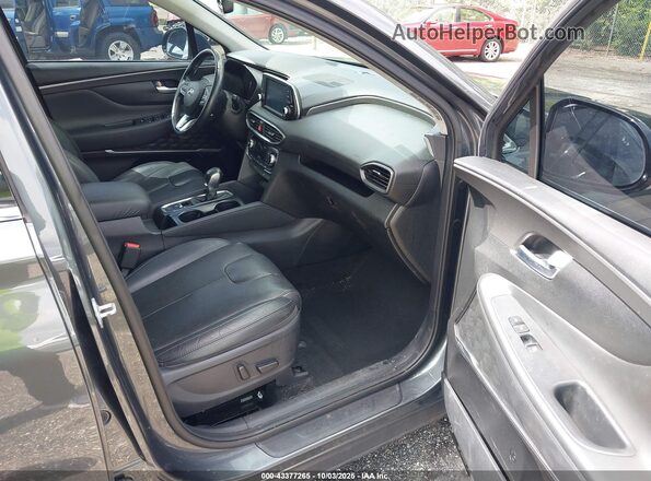 5NMS33AD4LH212861 2020 HYUNDAI SANTA FE Серый Вид салона спереди