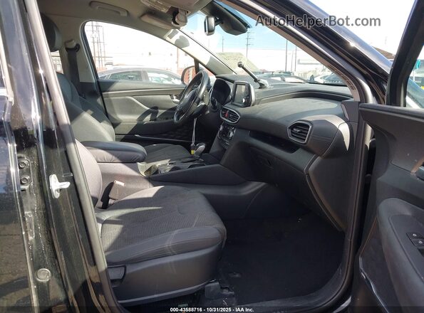 5NMS33AD4LH212956 2020 HYUNDAI SANTA FE Черный Вид салона спереди