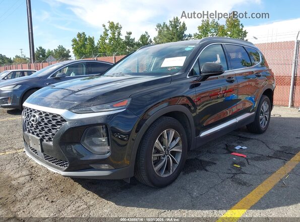 5NMS33AD4LH212956 2020 HYUNDAI SANTA FE Черный Передняя левая четверть