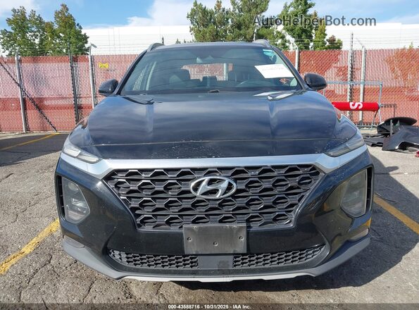 5NMS33AD4LH212956 2020 HYUNDAI SANTA FE Черный Вид задней части салона