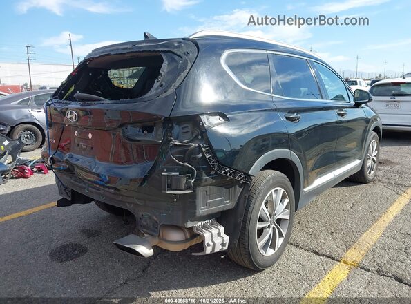 5NMS33AD4LH212956 2020 HYUNDAI SANTA FE Черный Задняя правая четверть