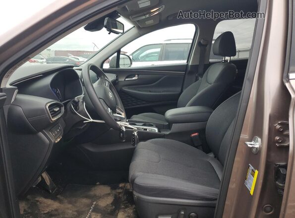 5NMS33AD5LH164383 2020 HYUNDAI SANTA Tan Vista interior delantera