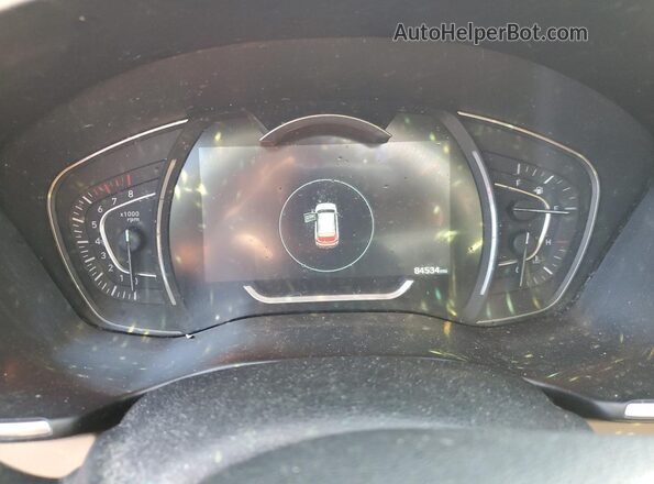 5NMS33AD6LH277789 2020 HYUNDAI SANTA Gray Widok zestawu wskaźników