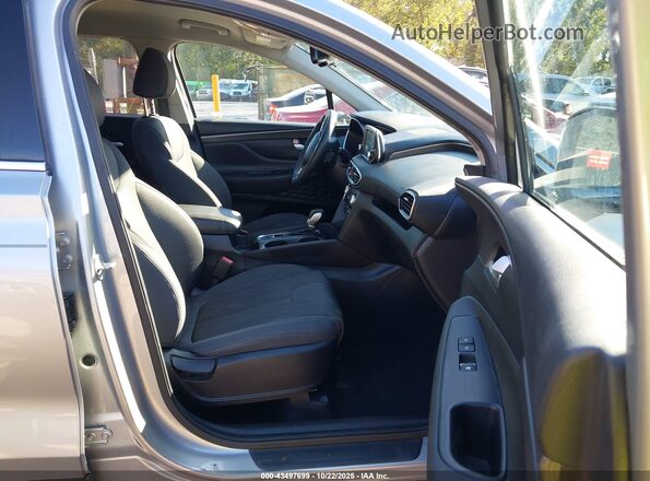 5NMS33AD6LH301136 2020 HYUNDAI SANTA FE Silver Widok wnętrza z przodu