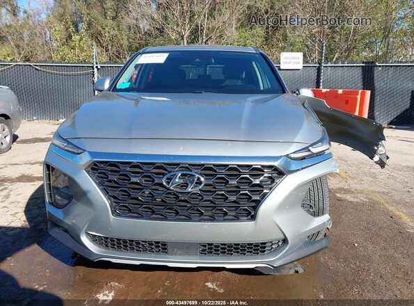 5NMS33AD6LH301136 2020 HYUNDAI SANTA FE Silver Widok wnętrza z tyłu