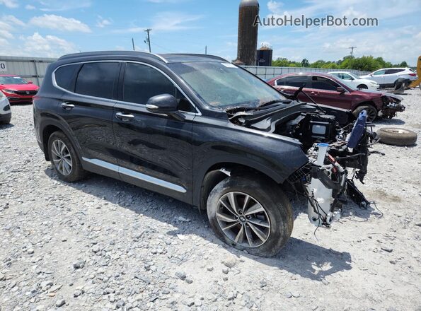 5NMS33AD7LH197692 2020 HYUNDAI SANTA Черный Передняя правая четверть