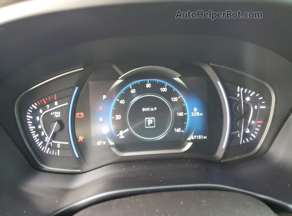 5NMS33AD7LH212210 2020 HYUNDAI SANTA Gray ხელსაწყოთა პანელის ხედი