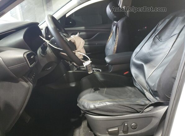 5NMS33AD7LH299266 2020 HYUNDAI SANTA White წინა სალონის ხედი