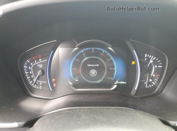 5NMS33AD7LH299266 2020 HYUNDAI SANTA White ხელსაწყოთა პანელის ხედი