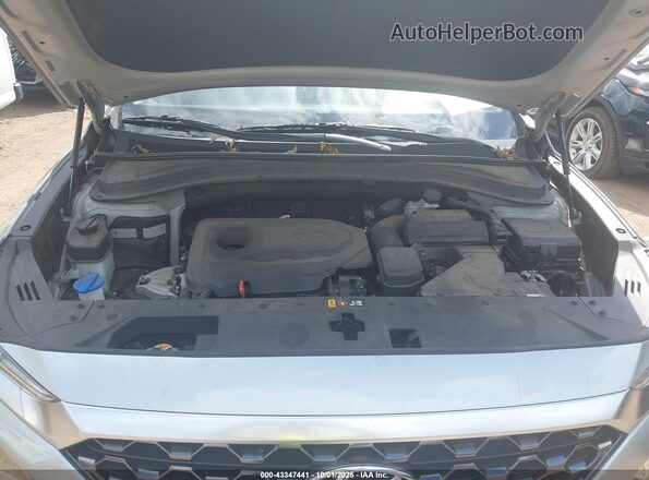 5NMS33AD8LH254272 2020 HYUNDAI SANTA FE Silver Widok z tyłu