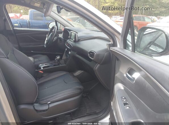 5NMS33AD8LH254272 2020 HYUNDAI SANTA FE Silver Widok wnętrza z przodu