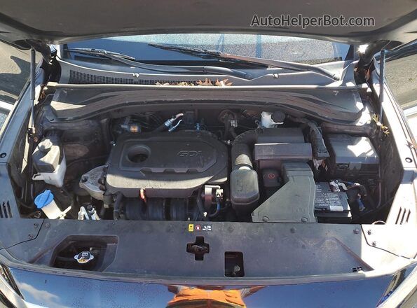 5NMS33AD9LH180814 2020 HYUNDAI SANTA Black ძრავის განყოფილების ხედი