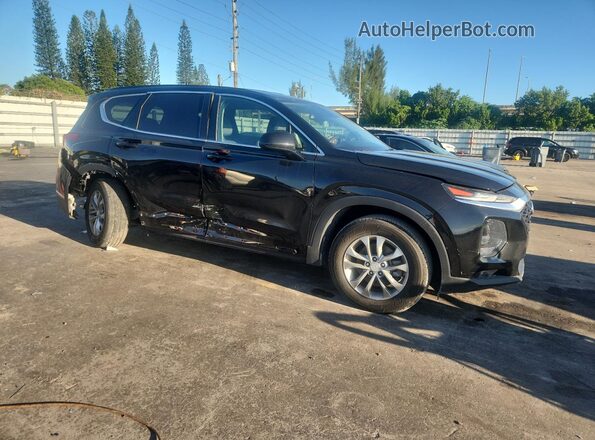 5NMS33AD9LH190386 2020 HYUNDAI SANTA Черный Передняя правая четверть