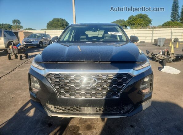 5NMS33AD9LH190386 2020 HYUNDAI SANTA Черный Вид спереди
