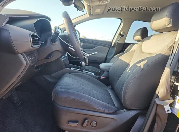 5NMS33AD9LH190386 2020 HYUNDAI SANTA Черный Вид салона спереди