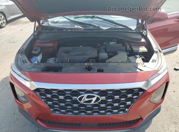5NMS33AD9LH193742 2020 HYUNDAI SANTA Orange Rear interior view