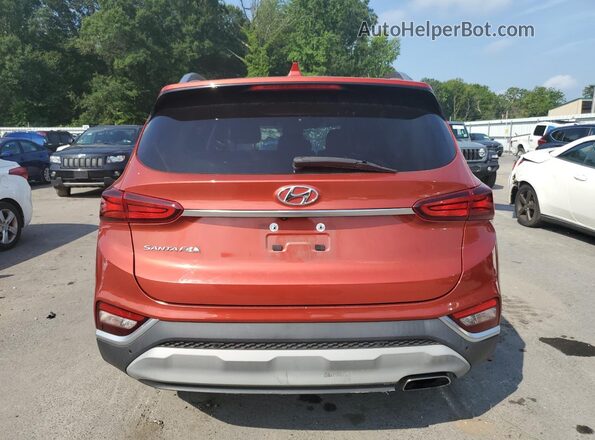 5NMS33AD9LH193742 2020 HYUNDAI SANTA Orange Rear view