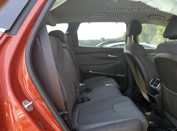 5NMS33AD9LH193742 2020 HYUNDAI SANTA Orange Rear seats view