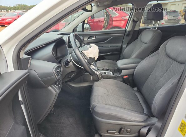 5NMS33ADXLH144985 2020 HYUNDAI SANTA White Front interior view