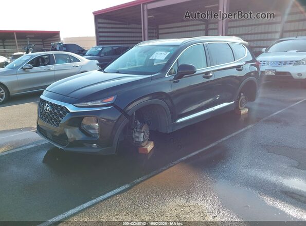 5NMS33ADXLH160023 2020 HYUNDAI SANTA FE Black წინა მარცხენა ხედი სამი მეოთხედიდან