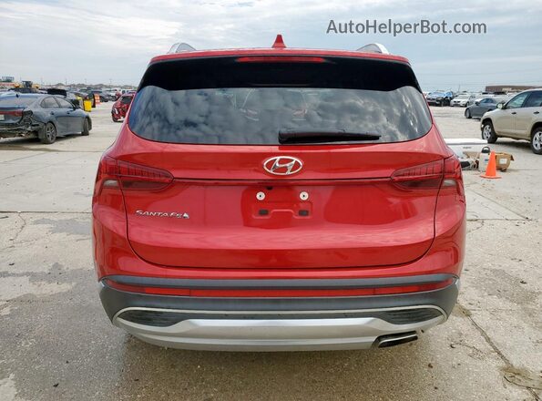 5NMS34AJ6MH357154 2021 HYUNDAI SANTA Red Հետևի տեսք